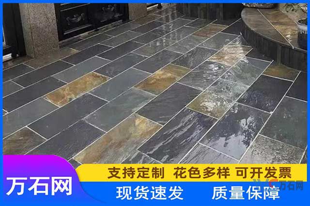 万石网石材课堂：庭院石材整体铺装如何做排水？